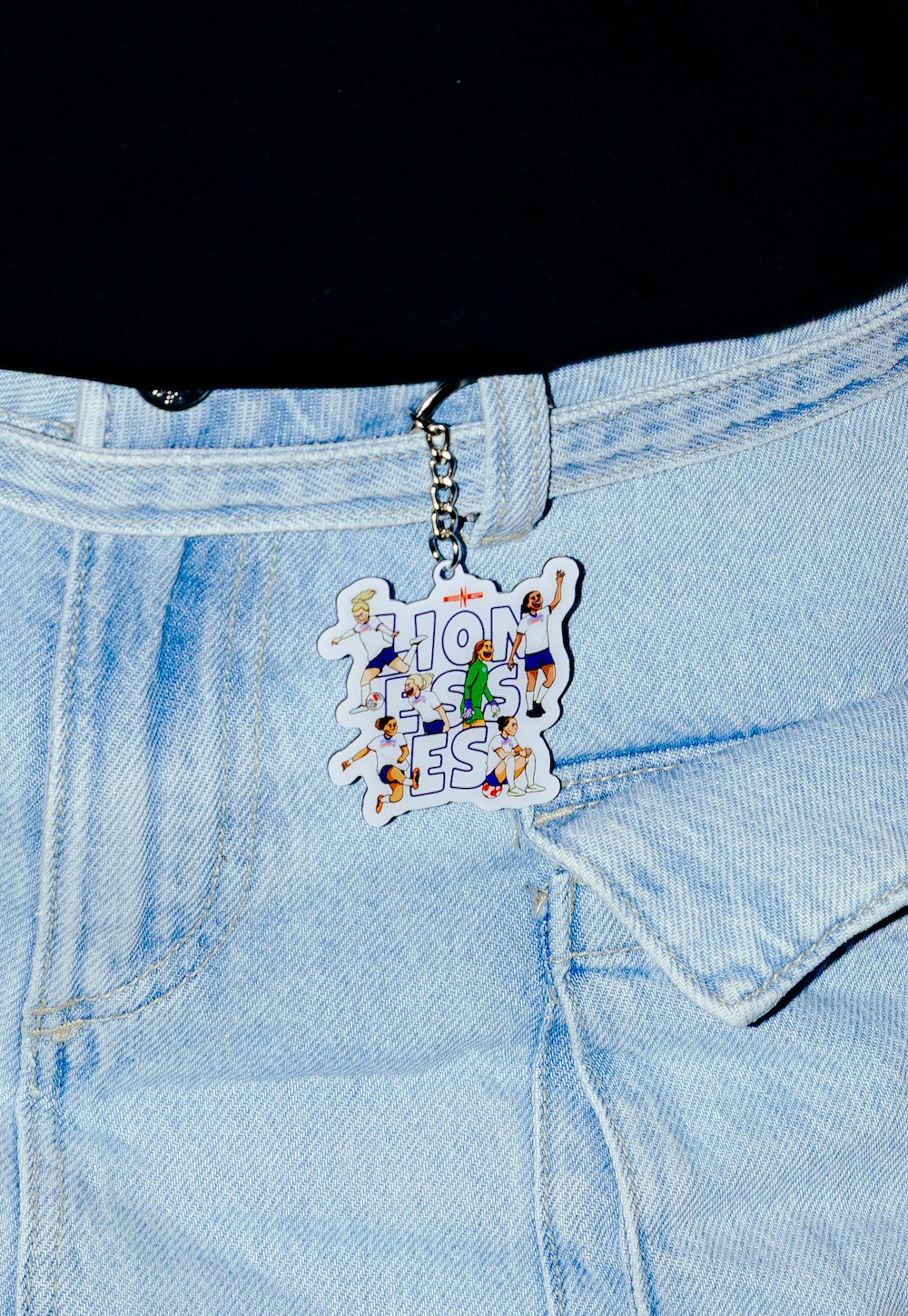 OFFICIAL ENGLAND LIONESSES KEYRING AFTA Studios