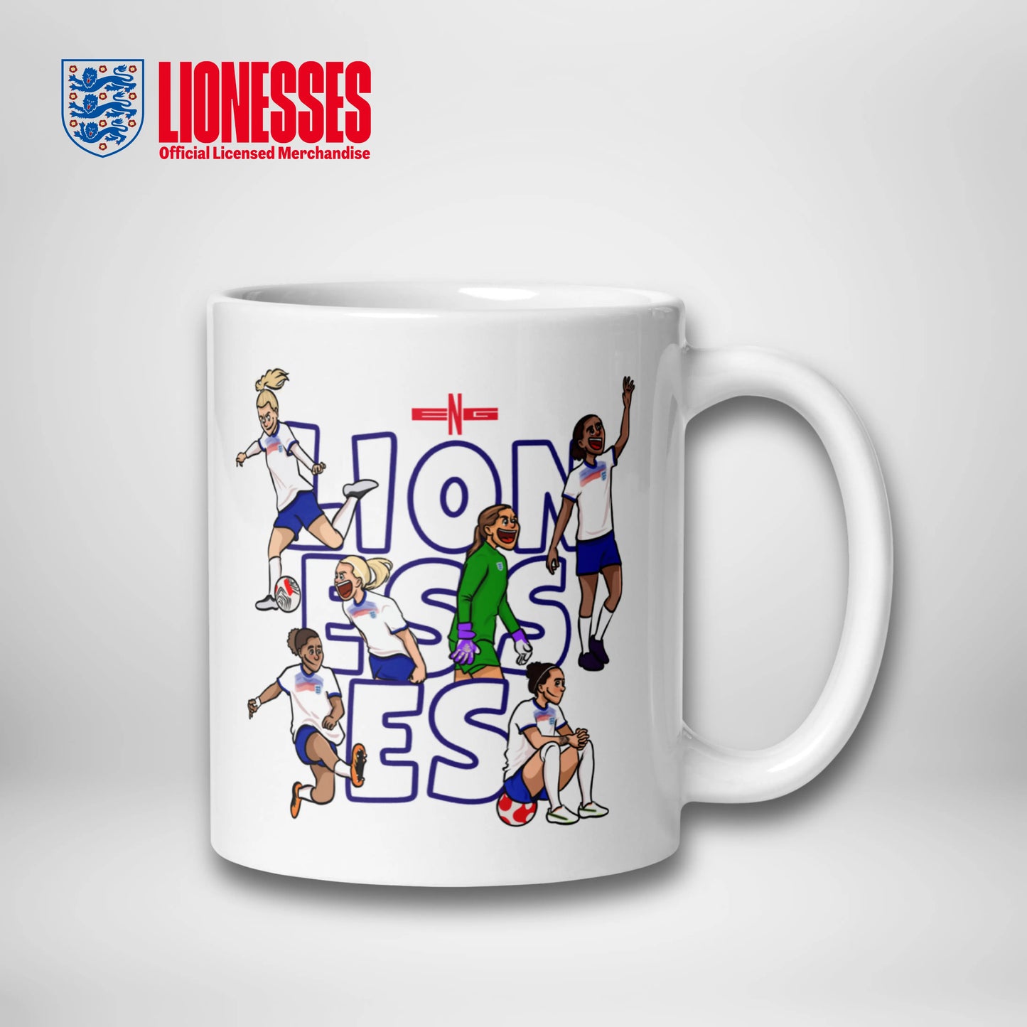 ENGLAND LIONESSES MUG AFTA Studios