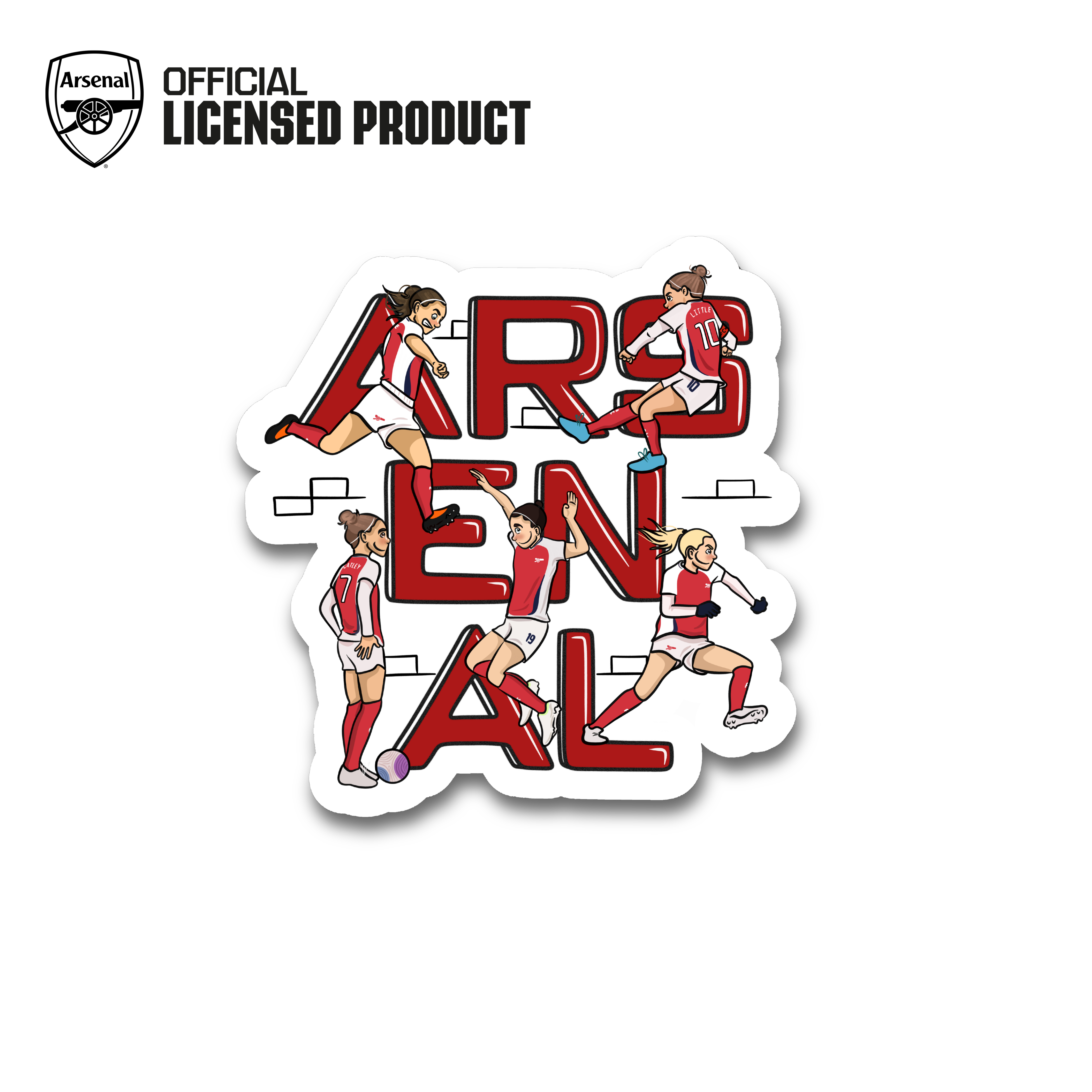 ARSENAL CONCRETE STICKER AFTA Studios