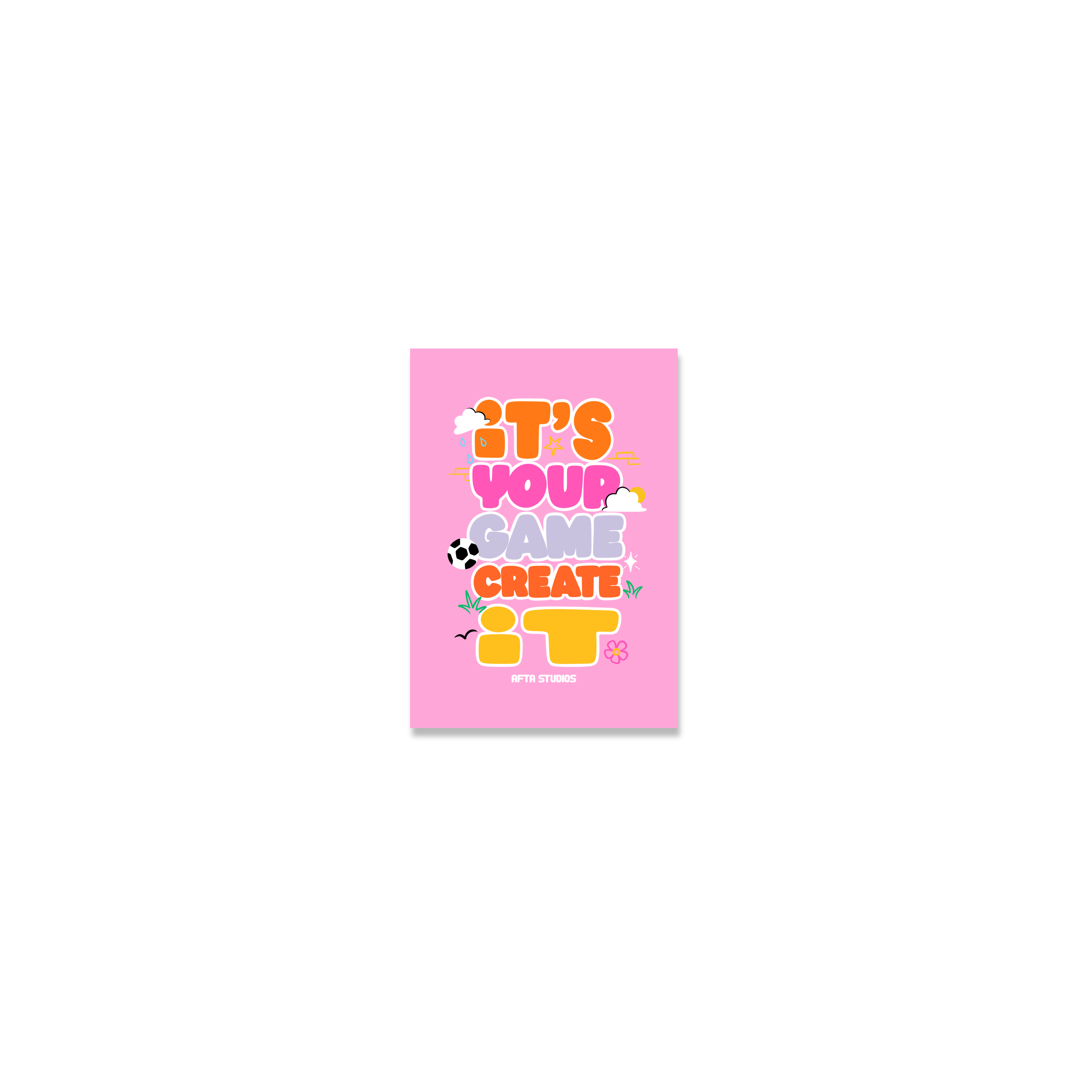 IT'S YOUR GAME - BUBBLE STICKER AFTA Studios
