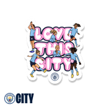 OFFICIAL MAN CITY LOVE THIS CITY STICKER *PRE-ORDER*