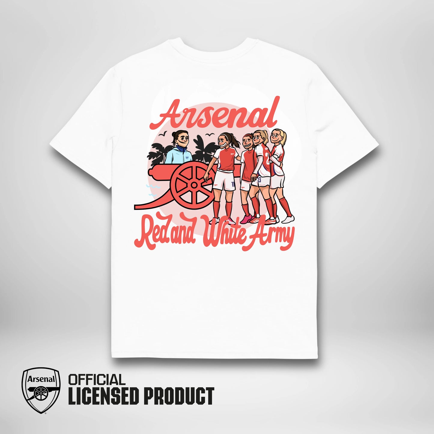 ARSENAL RED & WHITE ARMY TEE *PRE-ORDER* AFTA Studios