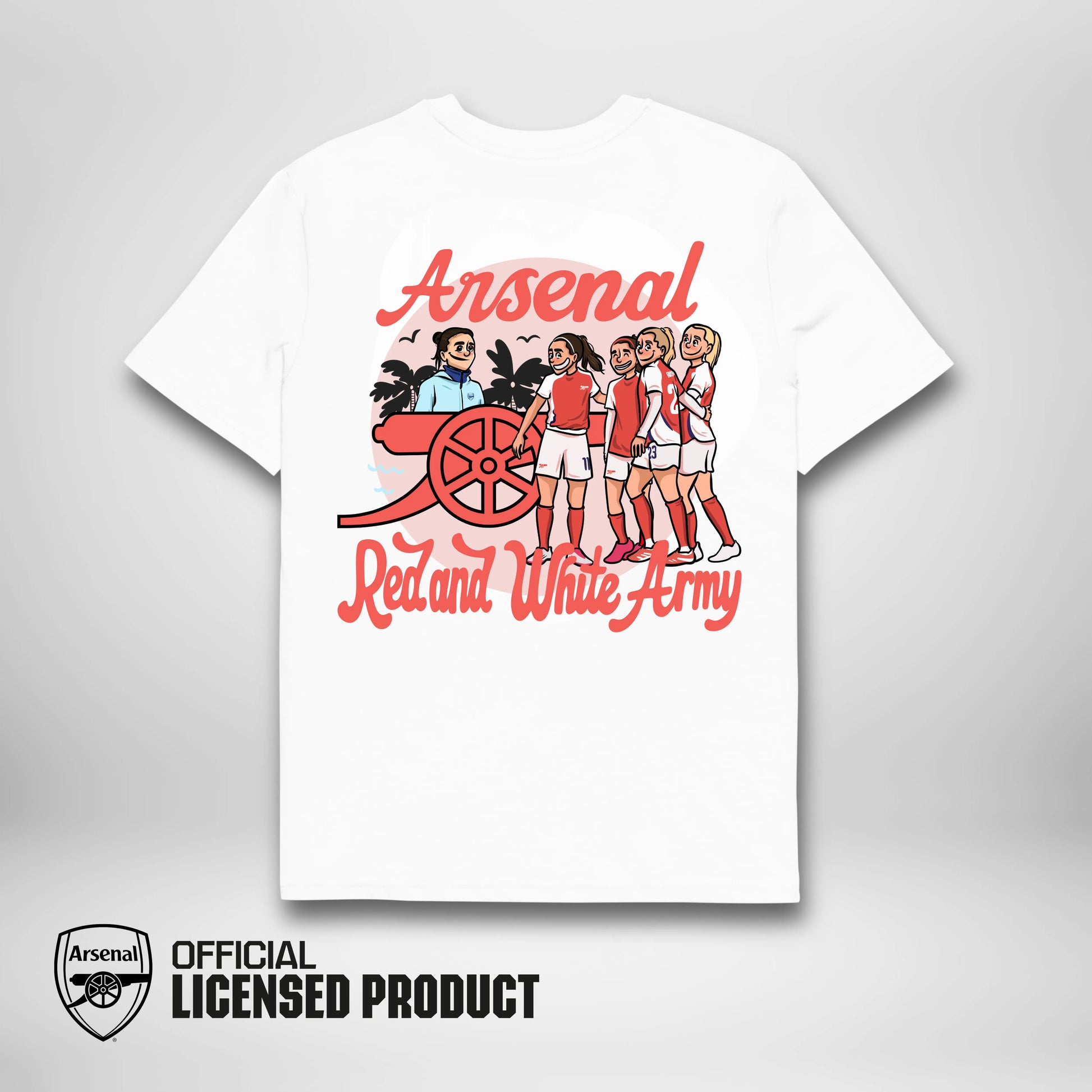 ARSENAL RED & WHITE ARMY TEE *PRE-ORDER* AFTA Studios