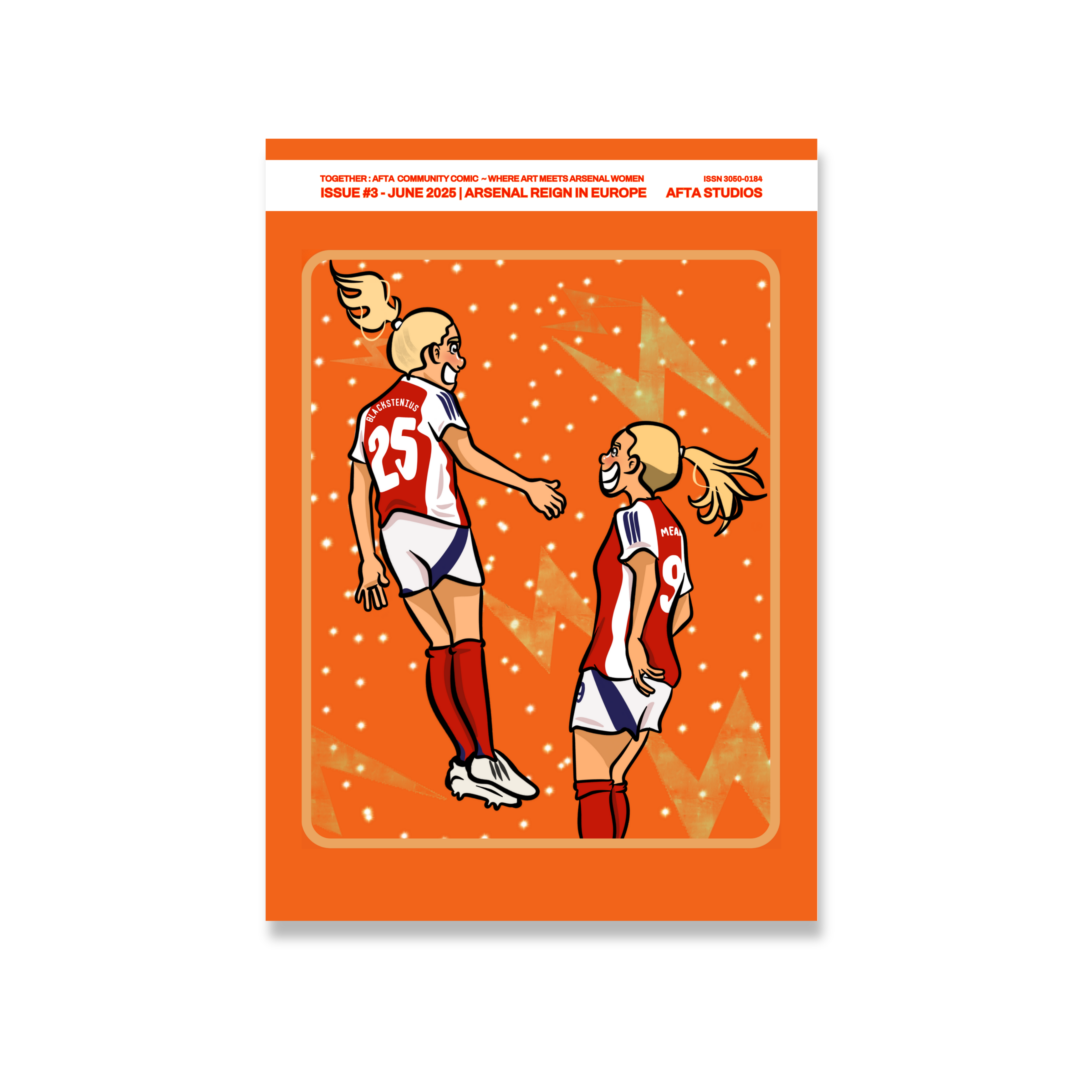 TOGETHER - ARSENAL WOMEN AFTA COMMUNITY COMIC (FANZINE) 24/25 AFTA Studios