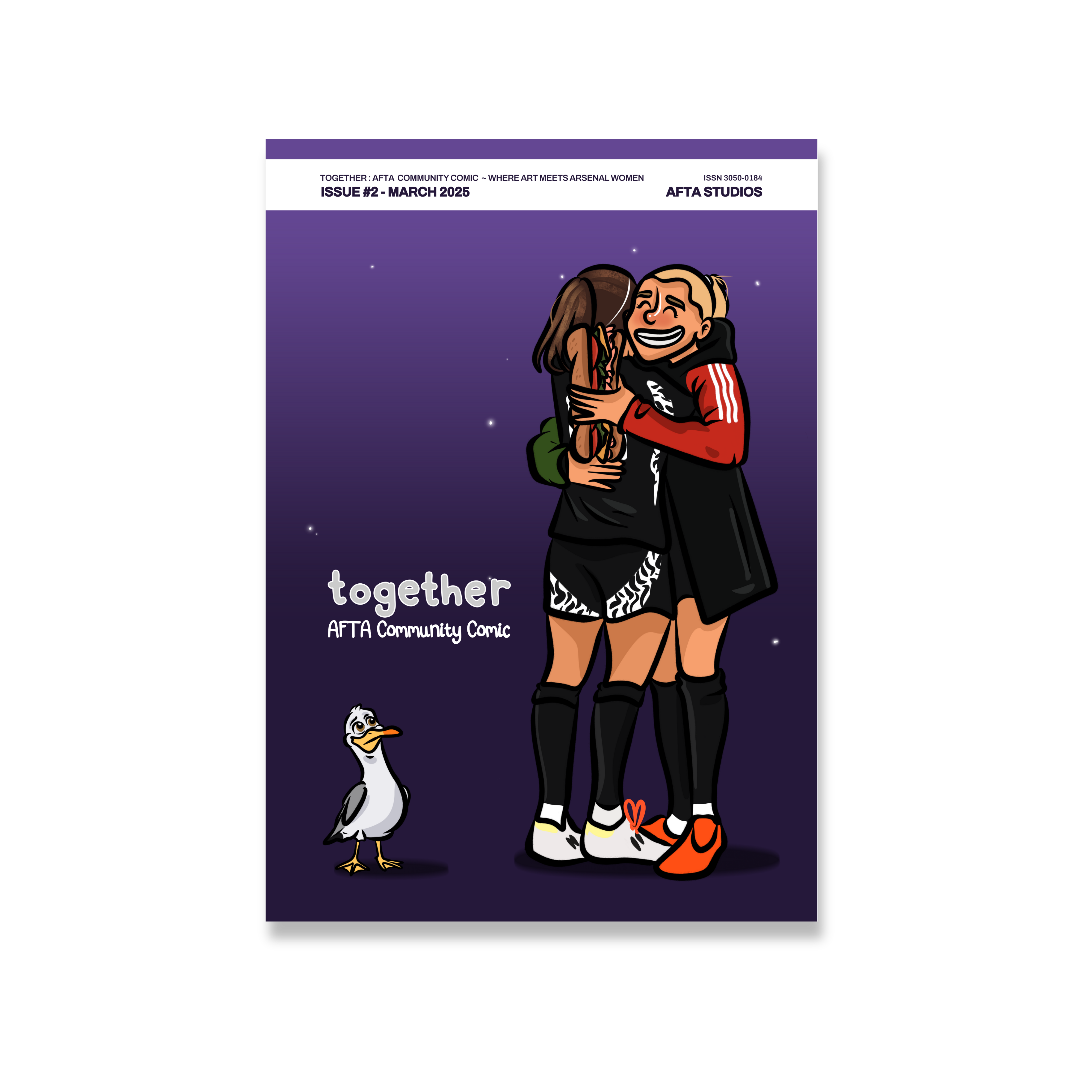 TOGETHER - ARSENAL WOMEN AFTA COMMUNITY COMIC (FANZINE) 24/25 AFTA Studios