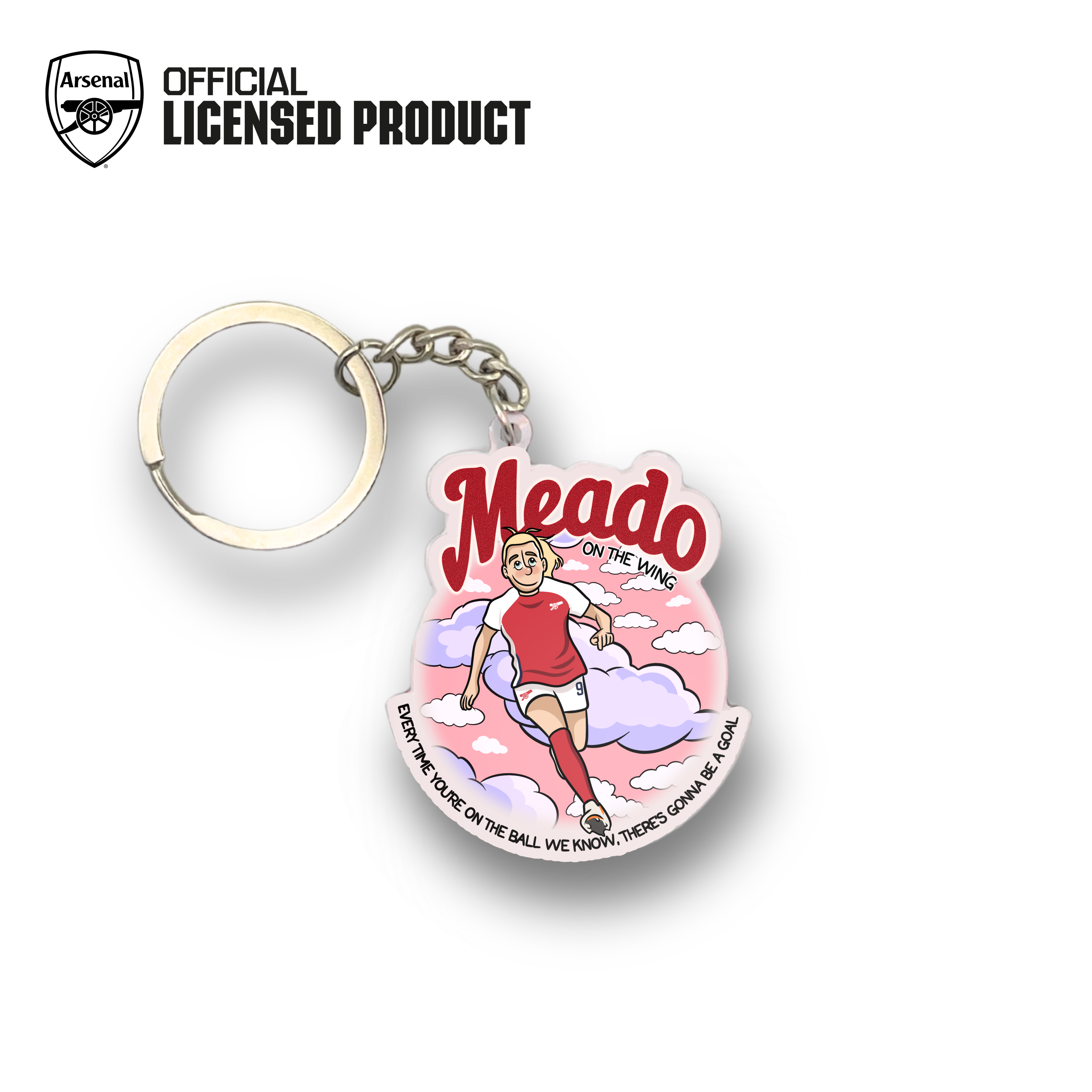 MEADO ON THE WING ARSENAL KEYRING AFTA Studios