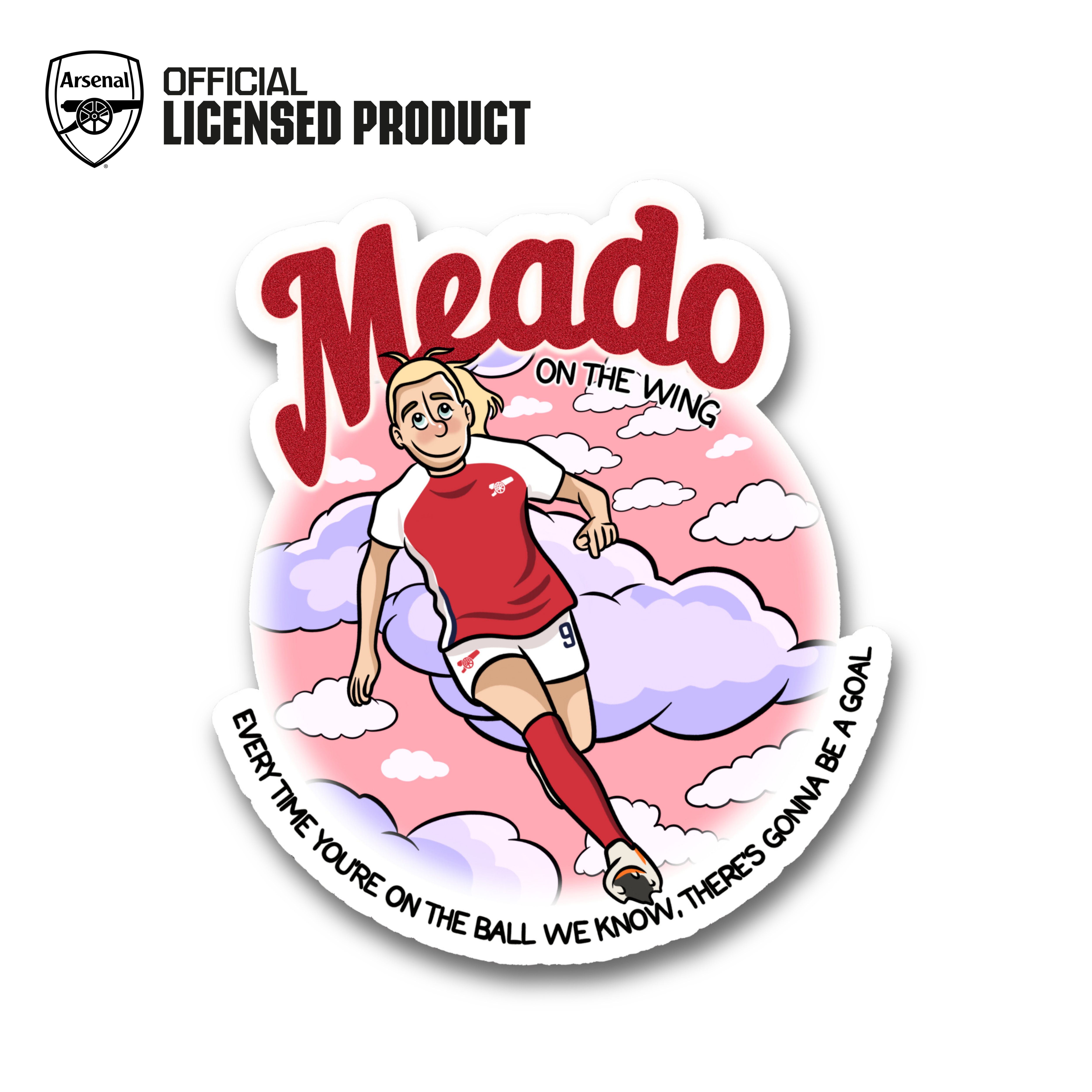 MEADO ON THE WING ARSENAL STICKER AFTA Studios