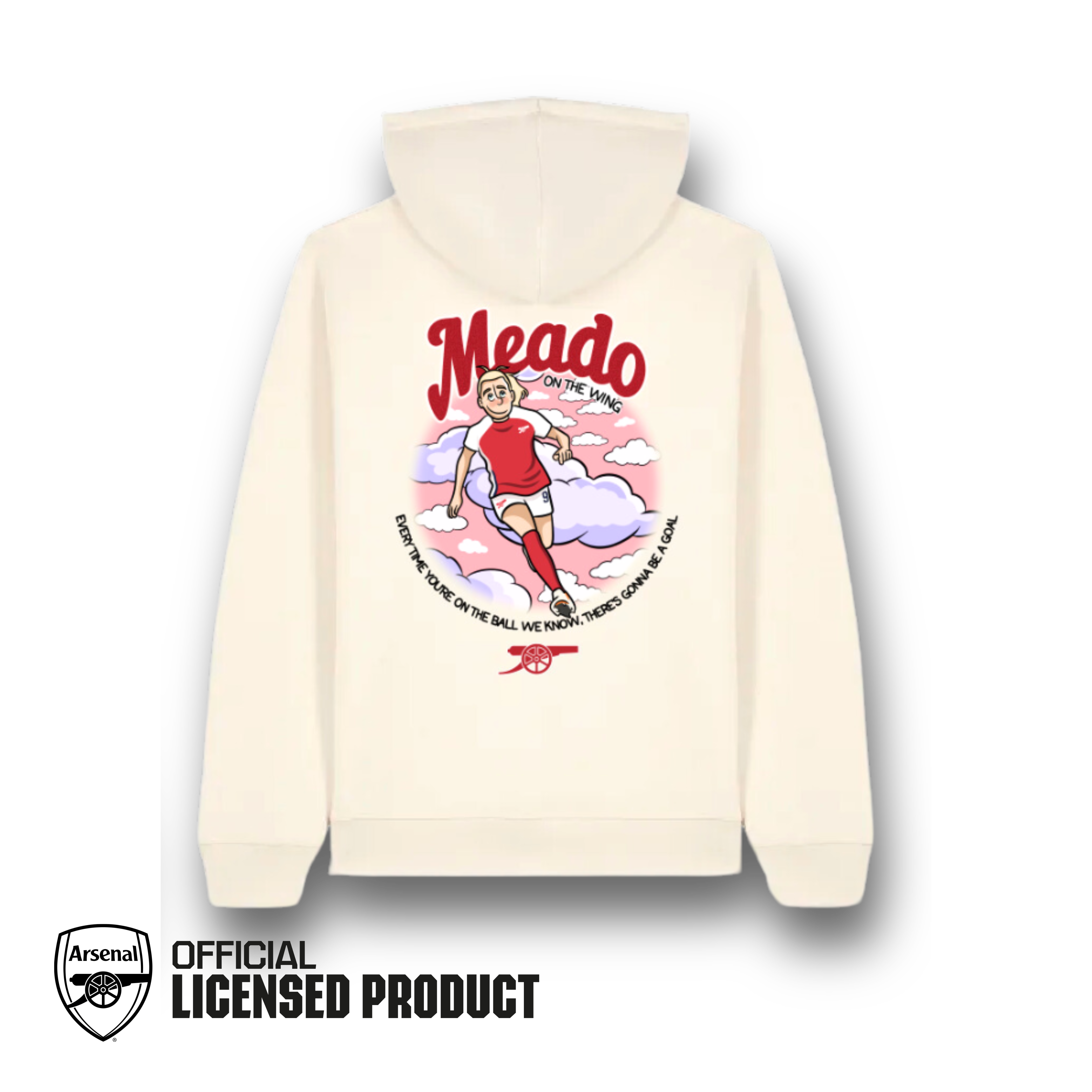 MEADO ON THE WING ARSENAL HOODIE AFTA Studios