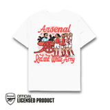 ARSENAL RED & WHITE ARMY TEE AFTA Studios