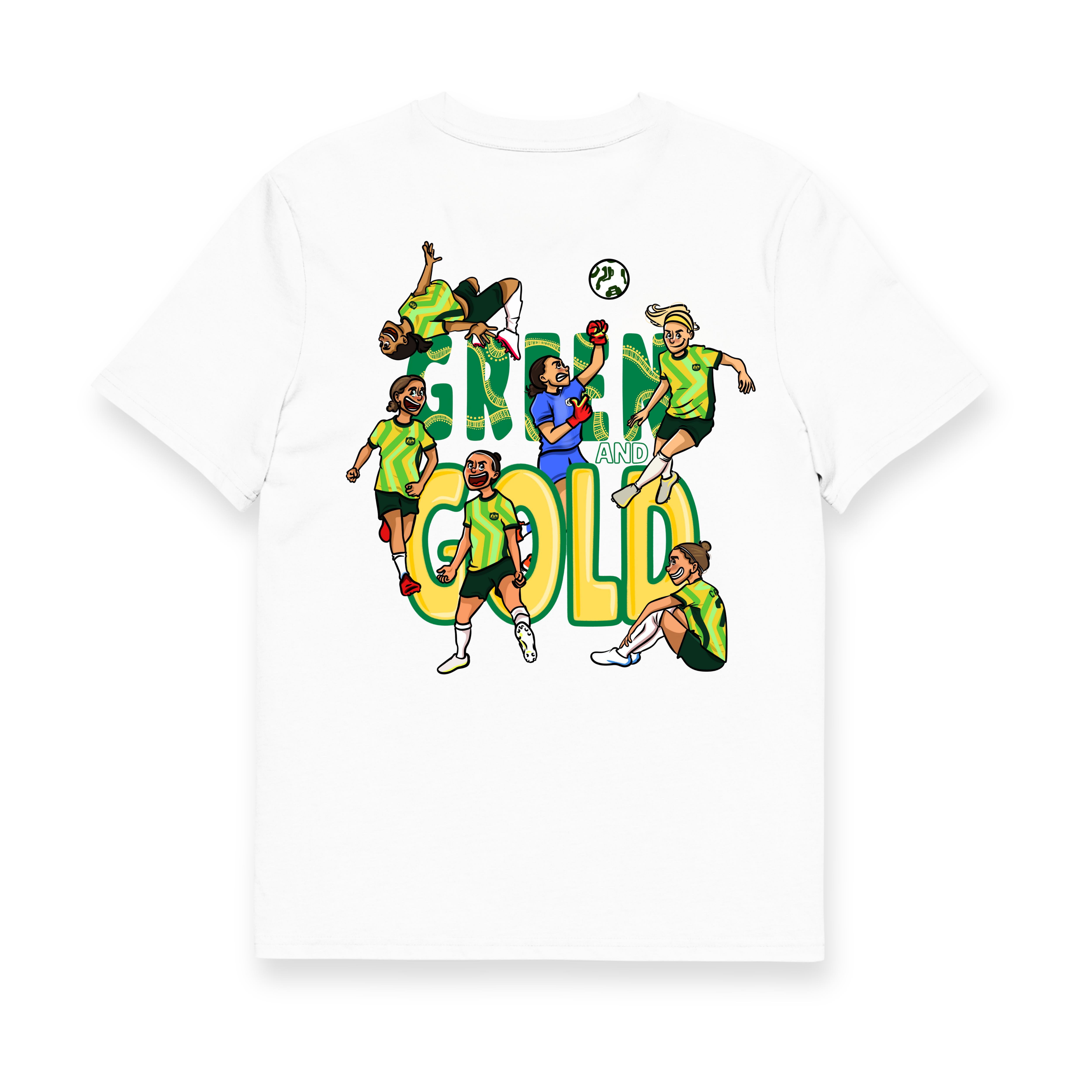 GREEN AND GOLD MATILDAS TEE *PRE-ORDER* AFTA Studios