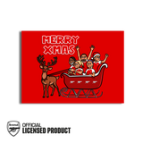 ARSENAL CHRISTMAS A5 PRINT