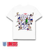 OFFICIAL ENGLAND LIONESSES TEE AFTA Studios