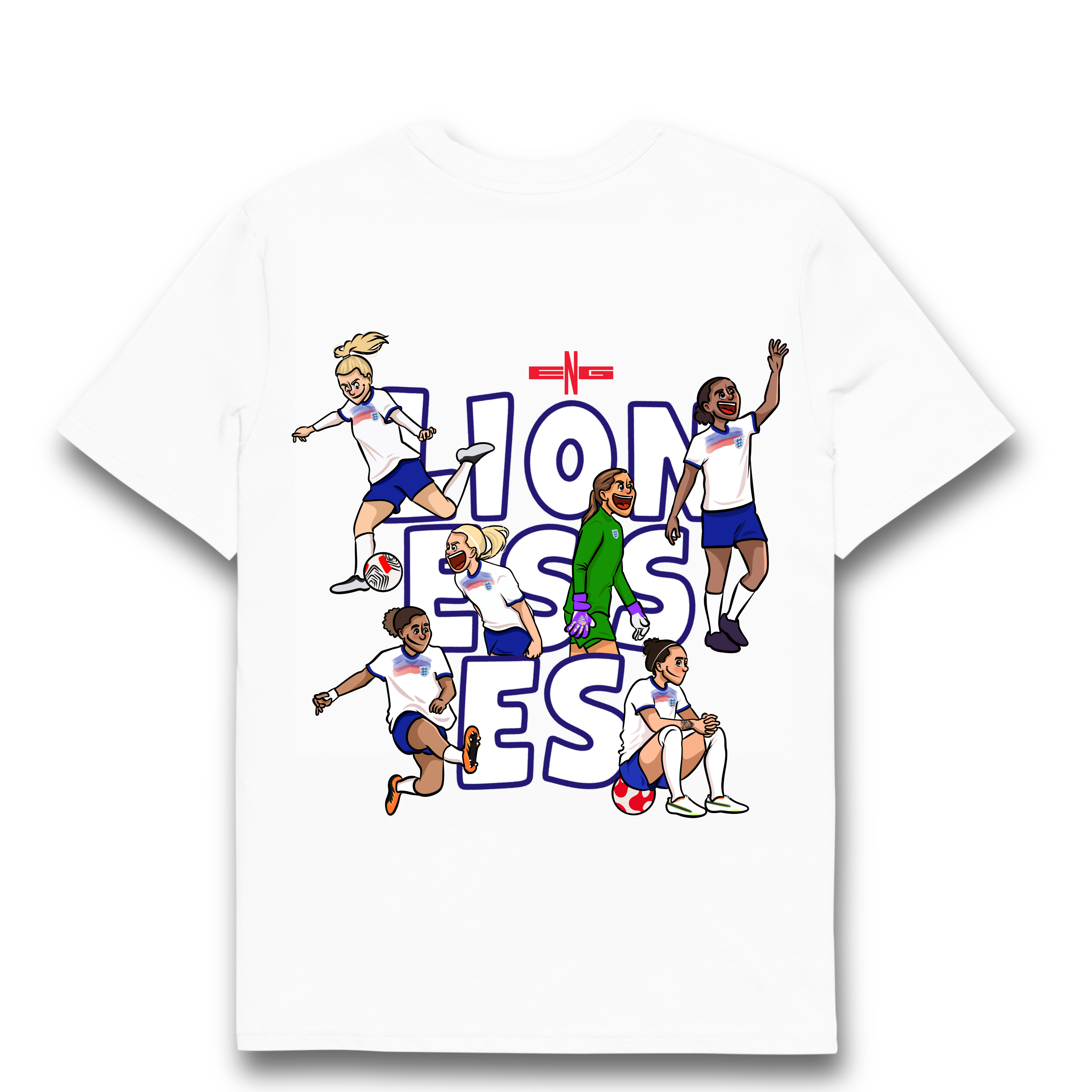 OFFICIAL ENGLAND LIONESSES TEE AFTA Studios