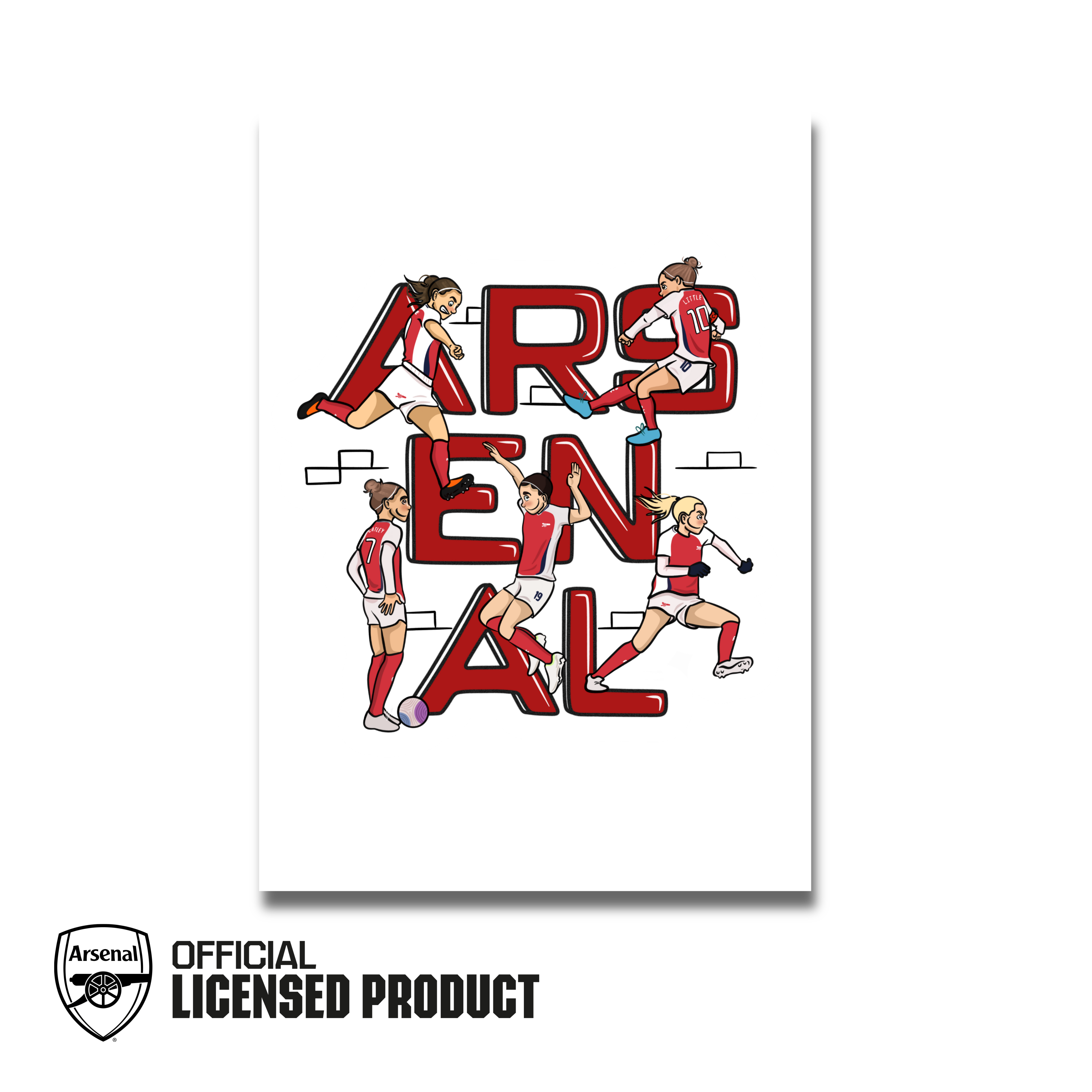 ARSENAL CONCRETE A5 PRINT AFTA Studios