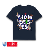 OFFICIAL ENGLAND LIONESSES TEE AFTA Studios
