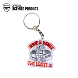 HOME IS WHERE THE HEART ARSENAL KEYRING AFTA Studios