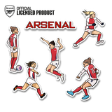 ARSENAL CONCRETE PLAYER STICKER PACK AFTA Studios