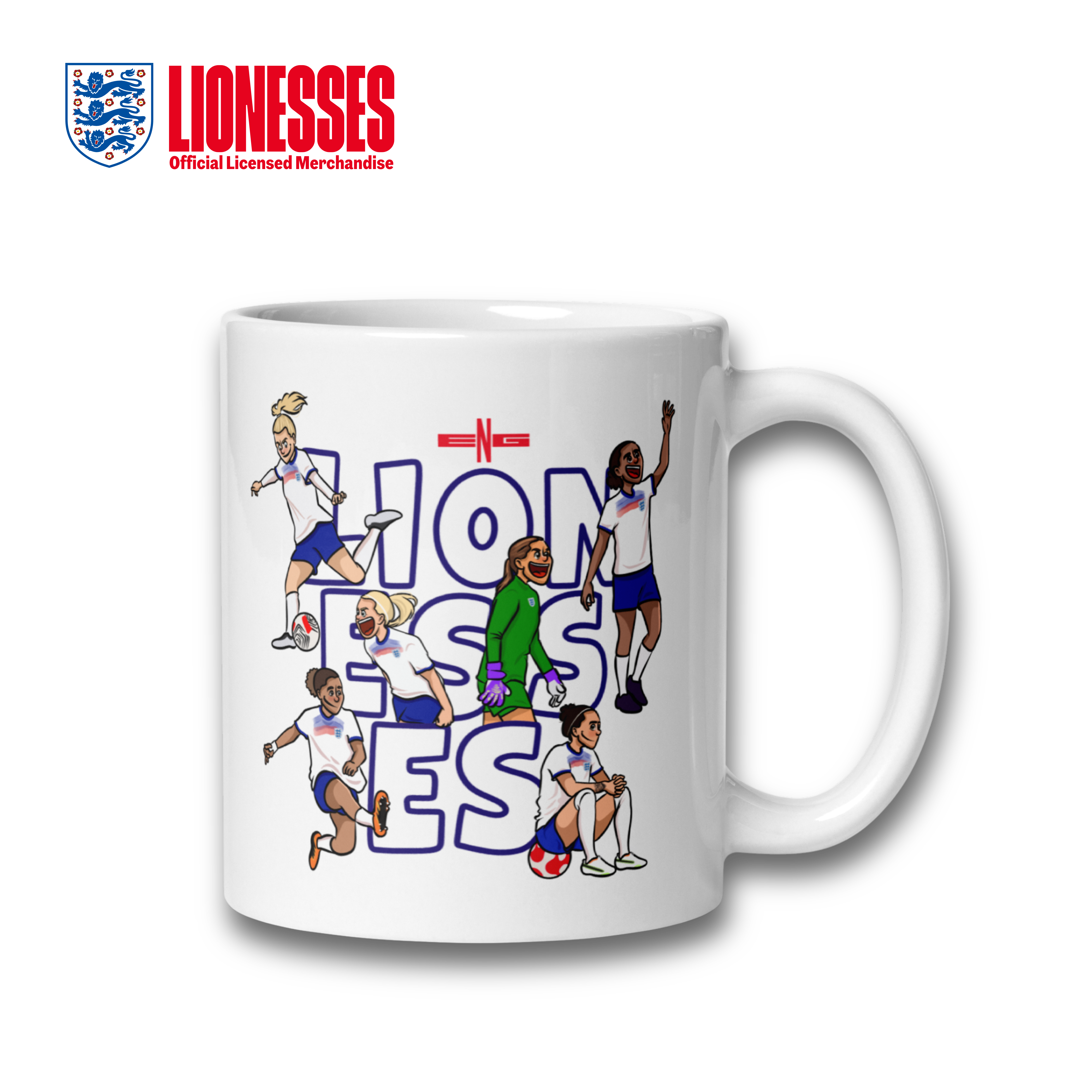 OFFICIAL ENGLAND LIONESSES MUG AFTA Studios