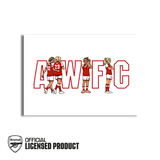 AWFC ARSENAL A5 PRINT *PRE-ORDER*