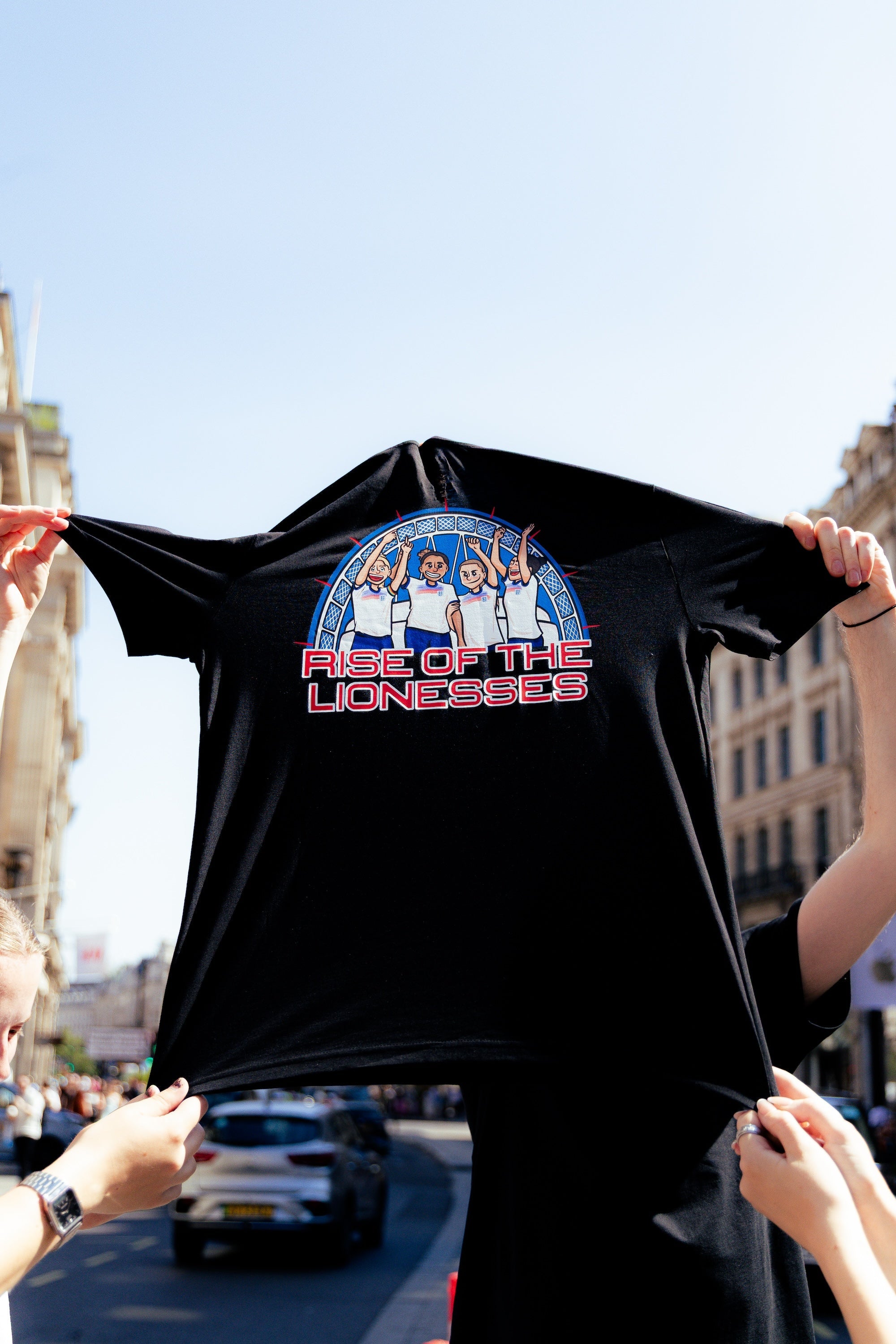 OFFICIAL ENGLAND RISE OF THE LIONESSES TEE AFTA Studios