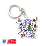 OFFICIAL ENGLAND LIONESSES KEYRING AFTA Studios