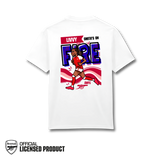 LIVVY SMITH'S ON FIRE - OLIVIA SMITH ARSENAL TEE *PRE-ORDER*