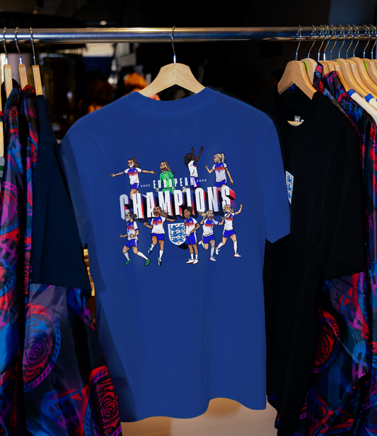OFFICIAL LIONESSES EUROPEAN CHAMPIONS 2025 TEE *PRE-ORDER*